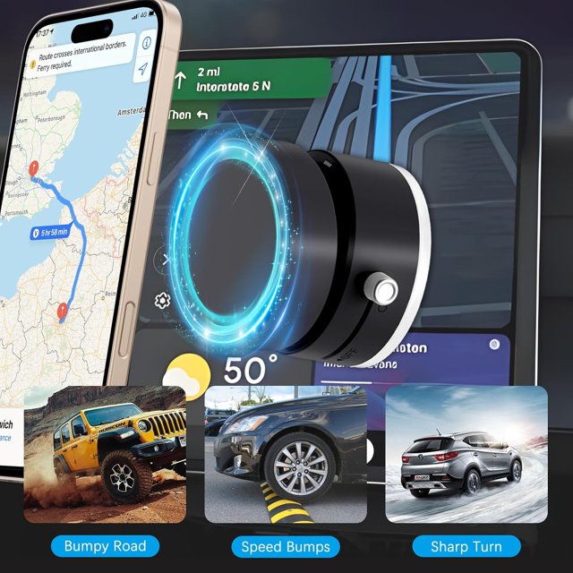 DnxnIaIfy Magnetic Car Phone Holder for Universal Dashboard WindshieldAll Phone Holders