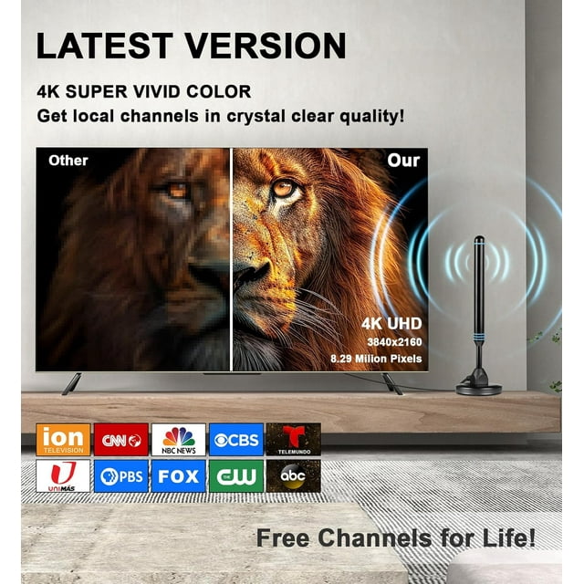 TV Antennas Indoor HD Amplified TV Antennas tv antennas for free channels
