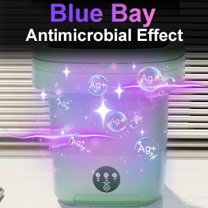 12L Portable Washing Machine, Mini Foldable Washer for Apartment, Camping, RV, Travel, Underwear, Socks, Baby Clothes