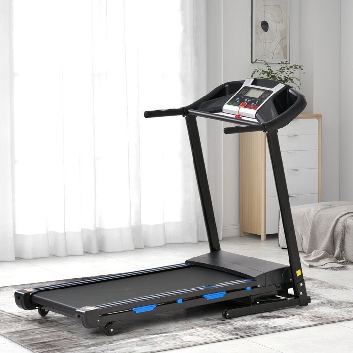 FLIMDER 330LBS Capacity 15% Auto Incline Folding Treadmills with APP for Home, 3.5HP 10MPH Speed Bluetooth Heart Rate Sensor for Running Walking Jogging Exercise Fitness