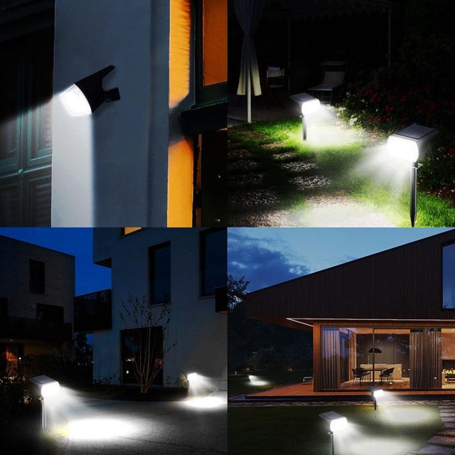 Solar Flood Lights with Motion Sensor and Remote Control, 6000K LED Dusk to Dawn Solar Light, Solar Street Lights Outdoor Waterproof