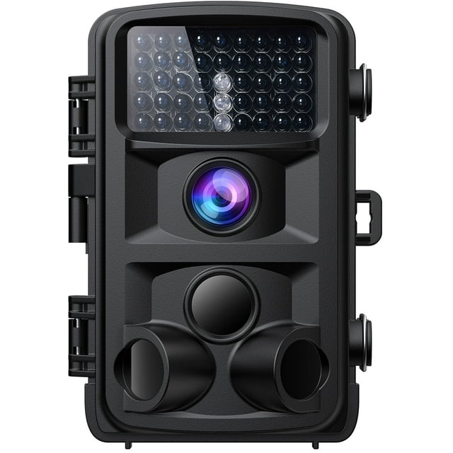 CAMPARK Trail Camera 16MP 1080P Deer Hunting Game Camera with Infrared Night Vision Fast Trigger Time Motion Activated Waterproof IP66 120° Wide Angel 2.4" LCD Trail Wildlife Camera