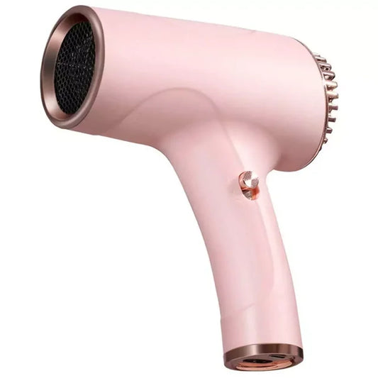 Hair Dryer,Speed Ionic Hair Dryer Thermo-Control Hairdryer for Women Home Travel with Diffuser (Pink)
