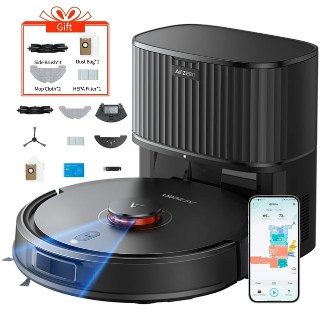 Laresar L20+ Self Cleaning Robot Vacuum and Mop Combo