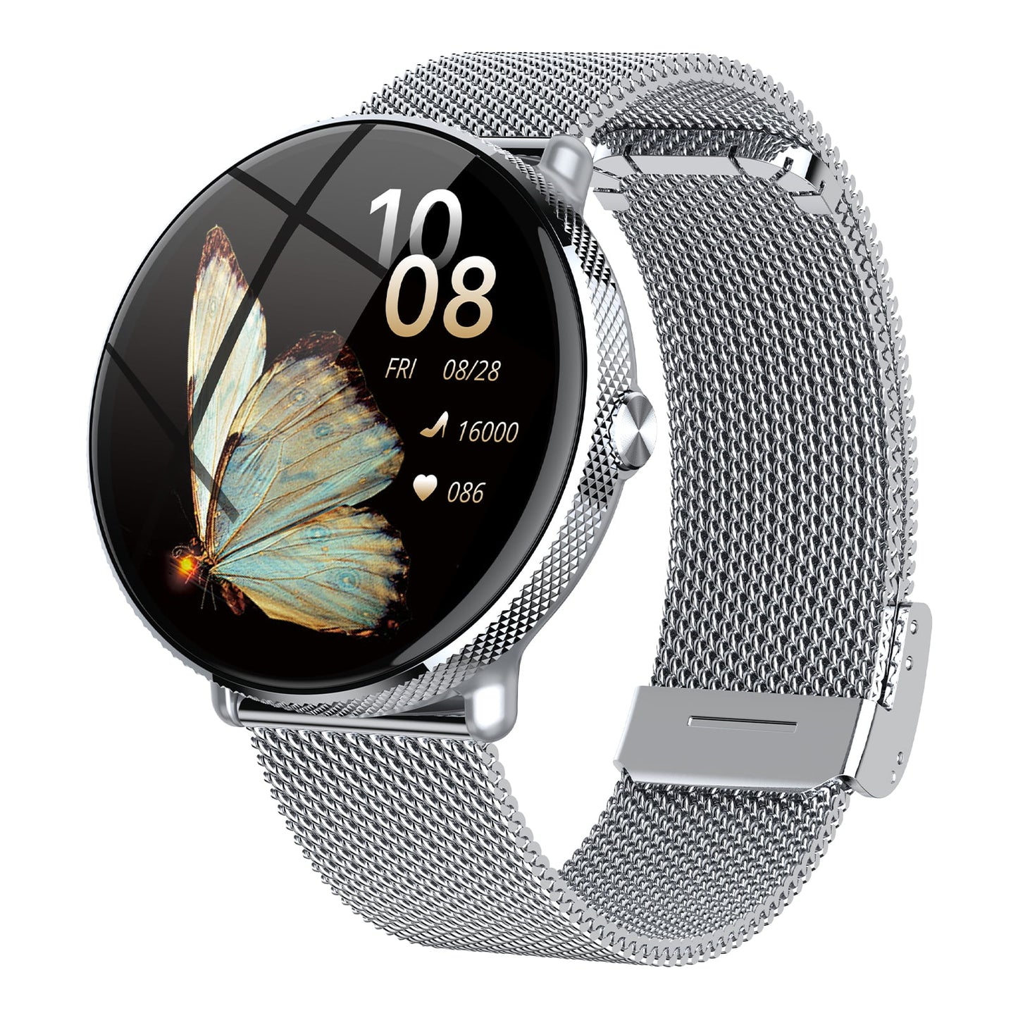 New Men's Smart Watch, 1.91" HD Screen Fitness Tracker with Bluetooth Calling (Answer/Make/Message), Smartwatch for Android and IPhone, 115+ Sports Modes, IPX7 Waterproof White