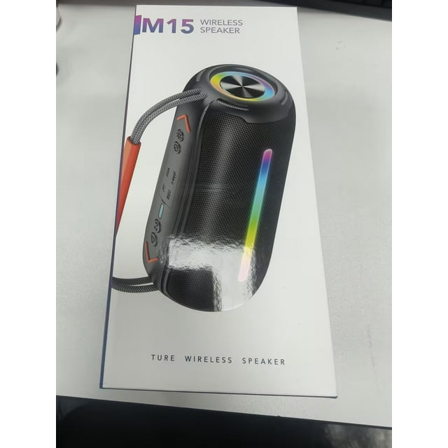 Portable Bluetooth Speaker IPX7 Waterproof Wireless Speaker with 50W Powerful Speaker 40Hrs Playtime Black