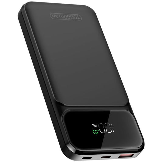 Power Bank 10,000mAh 22.5W Power Bank Fast Charging, PD3.0 QC4.0 PD20W Mini Portable Charger, USB-C Input/Output, LED Digital Display Slim Powerbank for Smartphones Tablets and More, Black (2024)