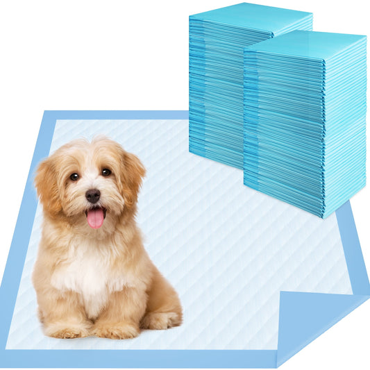 Powools 100-Pack Puppy Pads/N2 - 22'' x 22'' Pee Pads for Dogs Potty Training with Leak-Proof Quick-Dry Design