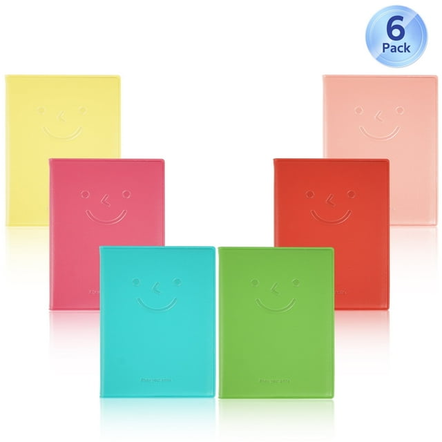 Qissep 6 Pack Mini Pocket Notebooks,Small Mini Notebook,100 Sheets,Total 200 Pages,for Note Taking,Memo,Work,3.15 x 3.94 inch,Multicolor
