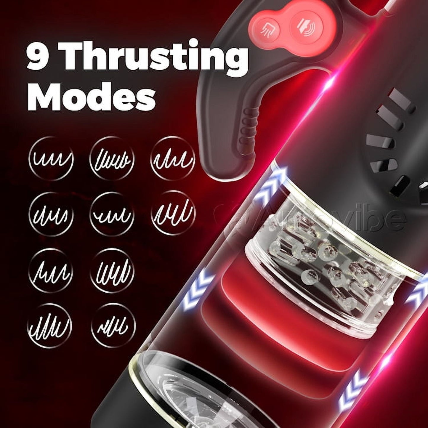 Automatic Male Masturbator,KERERO Male Sex Toys 9 Thrusting,9 Sucking & 9 Rotation Modes,Sex Toys for Men,Male Masturbator Adult Sex Toys