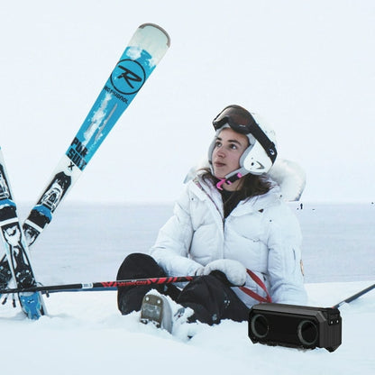 Hmyfdith Bluetooth Portable Speaker, IPX7 Waterproof Wireless Outdoor Speaker, 20H Playtime，Black