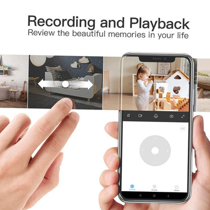 AEWLYLI Smart Security Camera for Baby Monitor for Home Security with Motion Detection, Two-Way Audio