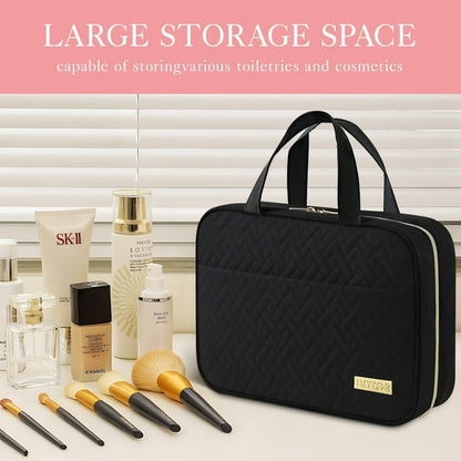 HOTOR Travel Toiletry Bag for Women & Men, Spacious Hanging Hook Makeup Bag for Travel Essentials