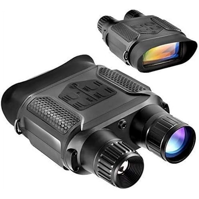 4K Digital Night Vision Goggles Binoculars for Total Darkness, Infrared Digital Night Vision, 32GB Memory Card for Photo and Video Storage, 3'' Large Screen Perfect for Hunting and Farm Monitoring