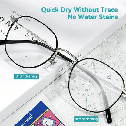 TORIO Eyeglass Cleaning Wipes, 300 Count – Streak-Free Formula for Glasses, Phones, Tablets, Lenses – Safe, Eco-Friendly, Convenient