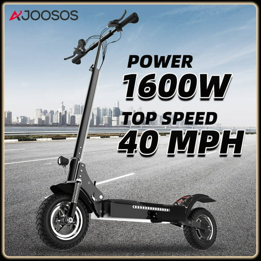 AJOOSOS X750 Pro Electric Scooters for Adults, 40 mph & 40 Miles Long Range, 300 lbs Max Load