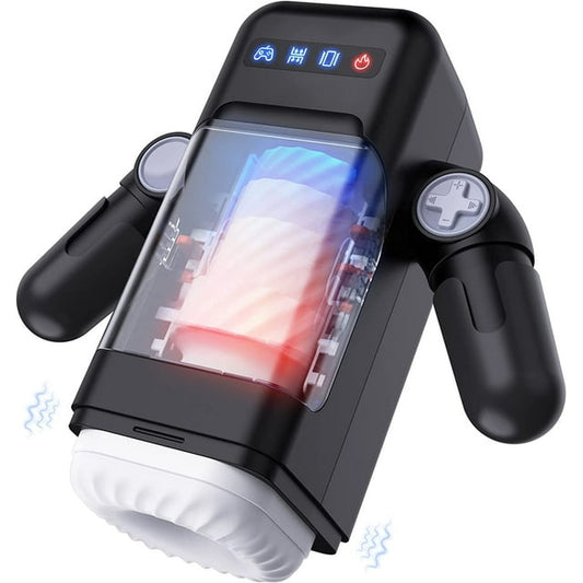 Automatic Male Masturbator, KERERO Male Masturbators Cup with 10 Thrusting & Vibration Modes, Sex Toys for Men with Heating Function, Automatic Stroker with Phone Holder, Adult Sex Toys & Games