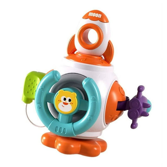 Baby Toys Busy Ball Hand Grasping Ball Puzzle Sensory Hexahedron Rotating Box Baby Early Education Spinning Music Toys