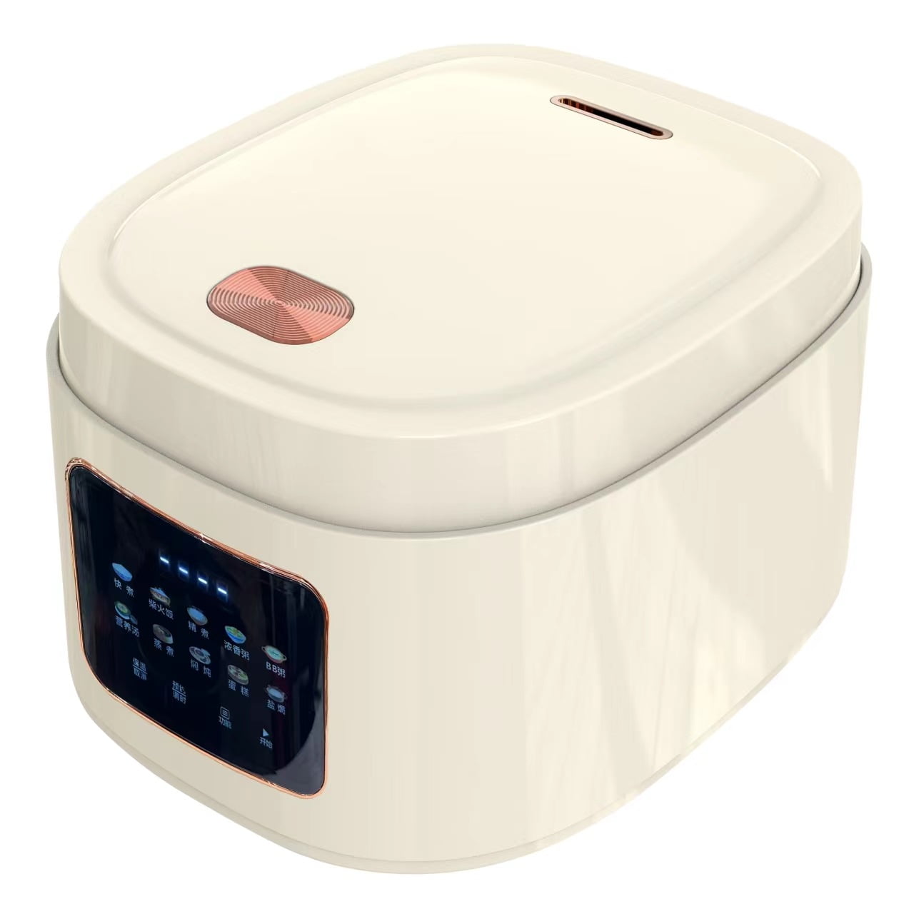 Bluebow 10-in-1 Rice Cooker, Large Capacity, Timer & Keep Warm, White