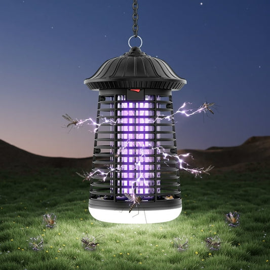 Bug Zapper Outdoor, Mosquito Zapper with LED Light, 4200V Electric Fly Zapper, Fly Traps, Plug in Mosquito Killer, Flying Insects Zapper Indoor, Perfect for Home Backyard Patio