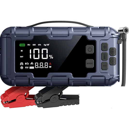 Car Jump Starter,3500A Battery, Portable 12V Lithium Jump, Battery Booster, LED Light