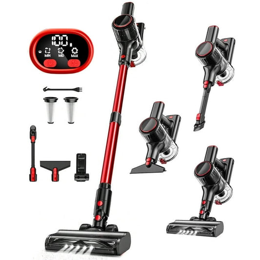 Cocbny Cordless Stick Vacuum Cleaner 30Kpa Lightweight for Carpet, Hard Floors and Pet Hair, A27R