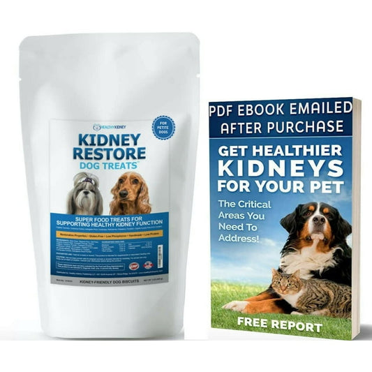 Healthy Kidney Kidney Restore Dog Treat Supplements for Small Breeds, Dog Treats for Kidney Support for Dogs, Renal Treats for Any Kidney Dog Diet, 1 lb.