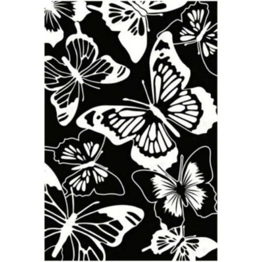 Lahome Outdoor Rug Carpet,6'x9' Waterproof Reversible Patio Rug,Portable Modern Abstract Indoor Outdoor Rug Plastic Straw Rug for RV Camping Garden Picnic Deck Backyard Porch Decor,Black and White