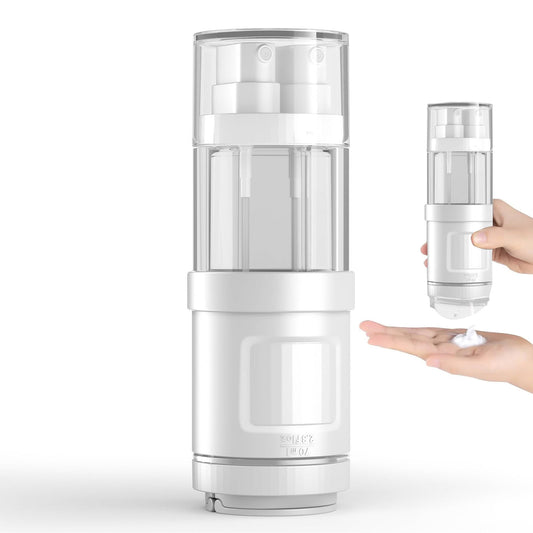 Morfone 4 In 1 Travel Bottles for Toiletries, TSA Approved Travel Containers Leak Proof Travel Accessories, Travel Size Toiletries Travel Essentials for Shampoo Conditioner Lotion (BPA Free)