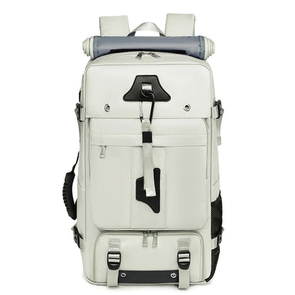 New Fashionable And Advanced Feeling Extra Larger 50L Travel Backpack For Adults, Men Women, Waterproof, Suitable For Hiking, Mountain Climbing, Business Trips Laptop Backpack Boarding Bag