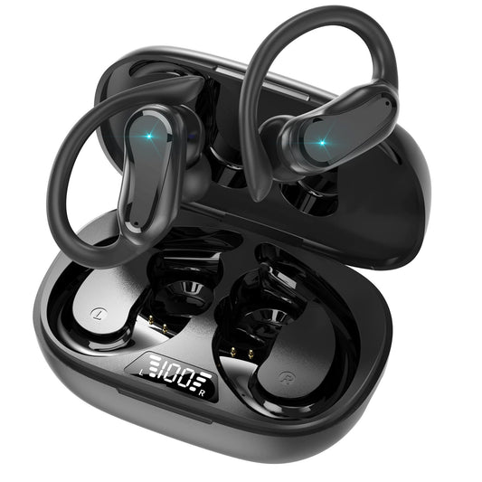QUETTIO Wireless Earbuds, Bluetooth 5.3 in Ear Buds Light Weight Headphones with Deep Bass Sound,48 Hours Playtime Headset,Clear Calls Earphones with Mics for Sports Workout