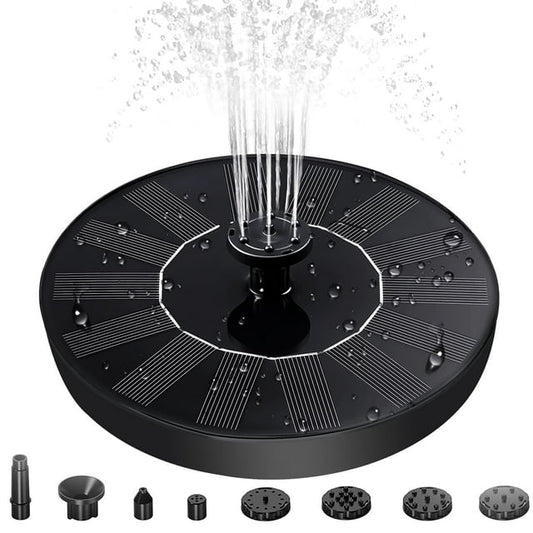 SUPTREES Garden Solar Fountain Pump for the Bird Bath with Outdoor Water Fountains