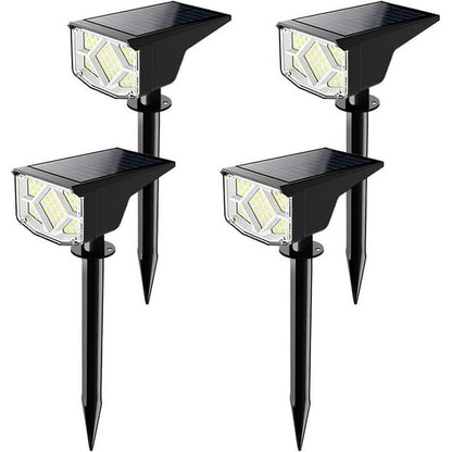 Solar Flood Lights with Motion Sensor and Remote Control, 6000K LED Dusk to Dawn Solar Light, Solar Street Lights Outdoor Waterproof