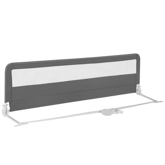 Spaco 71 Inch Extra Long Swing Down Bed Guardrail, Toddler Bed Rails with Safety Straps-Gray, Bed Rail for Toddlers, Bed Rail for Queen, King, Twin, and Bunk Size Beds