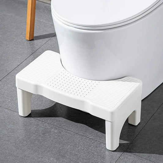 Toilet Stool Squat Adult, BUSATIA 7" Poop Stool Adult, Non-Slip Potty Stool for Kids, Squatting Toilet Stool for Pooping, Pooping Stool for Bathroom, Toilet Step Stool Foot Rest Stool