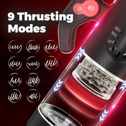 Automatic Male Masturbator,KERERO Male Sex Toys 9 Thrusting,9 Sucking & 9 Rotation Modes,Sex Toys for Men,Male Masturbator Adult Sex Toys