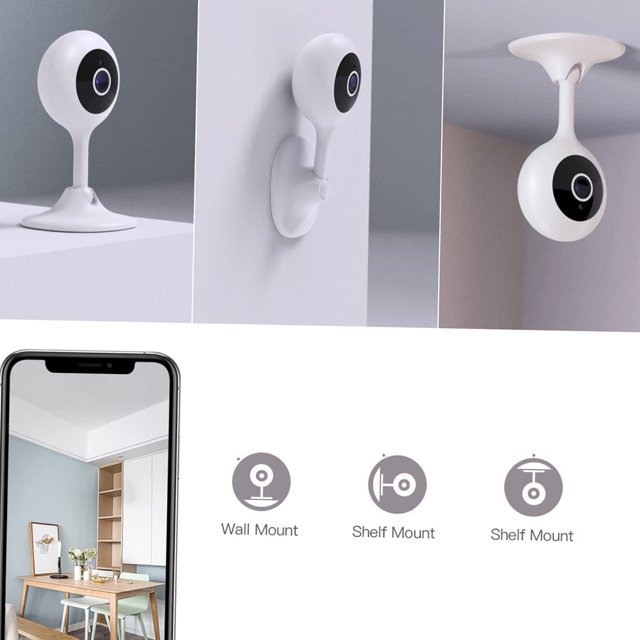 AEWLYLI Smart Security Camera for Baby Monitor for Home Security with Motion Detection, Two-Way Audio