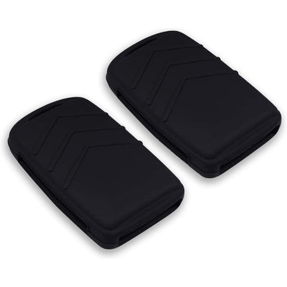 Autobase Remote Key Fob Silicone Case Cover for 2019 2020 2021 2022 Mazda 3 6 CX4 CX5 CX8 CX9 CX-30 Mazda 3 Hatchback | Car Key Protection Accessory (Black)