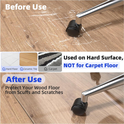 Kailwokk Office Mat,36" x 48" Rectangle Clear Chair Mat for Easy Glide,PVC Floor Mat for Office and Home Hardwood Floor