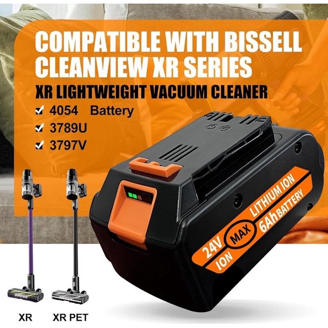 Battery for Cordless Vacuum Cleaner, Replacement for Vacuum Cleaner, Lithium-Ion Battery